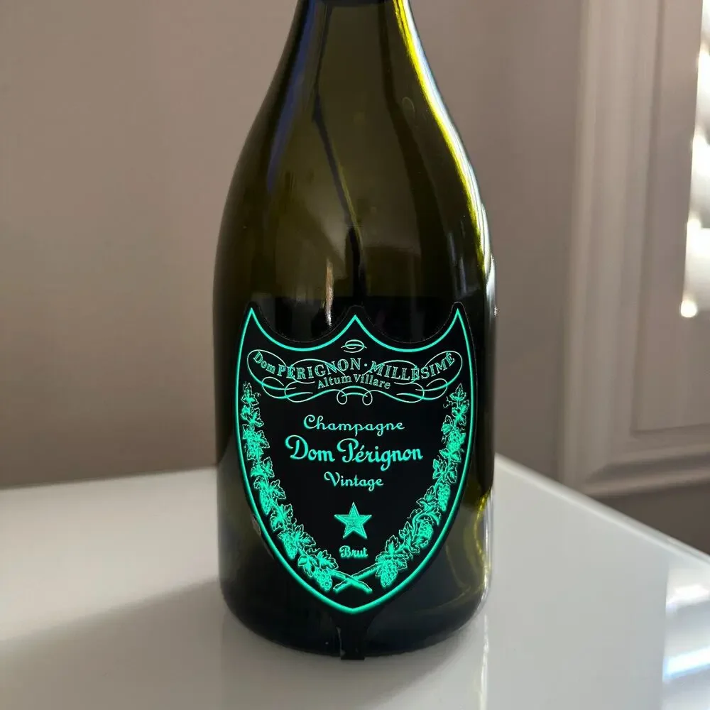 Dom Perignon Luminous Light Up Repurposed Lamp Multiple Available